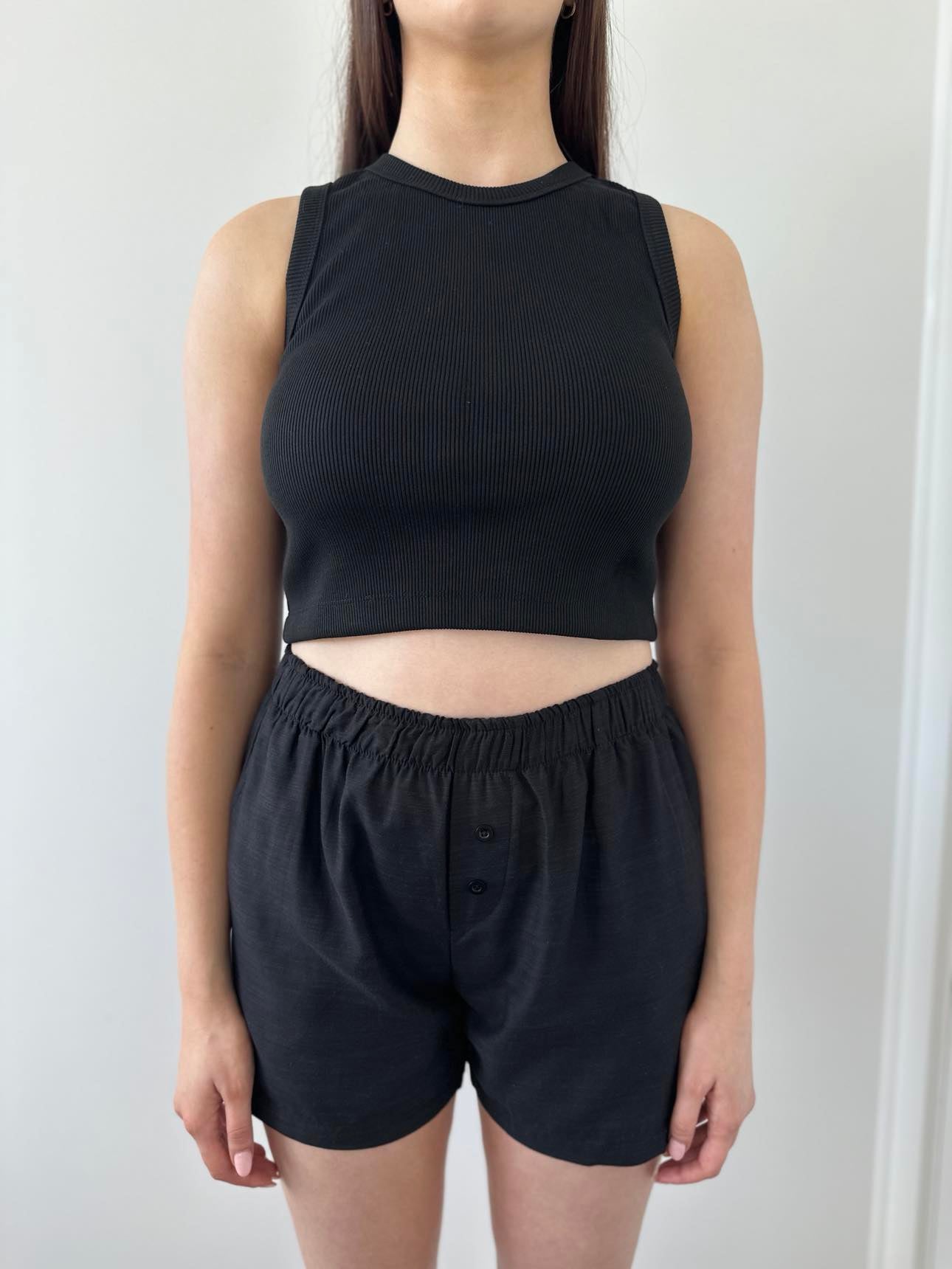 Tencel Shorts- Black